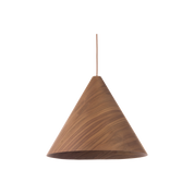 Hugo Pendant Light Small, Medium, Large in Natural or Walnut