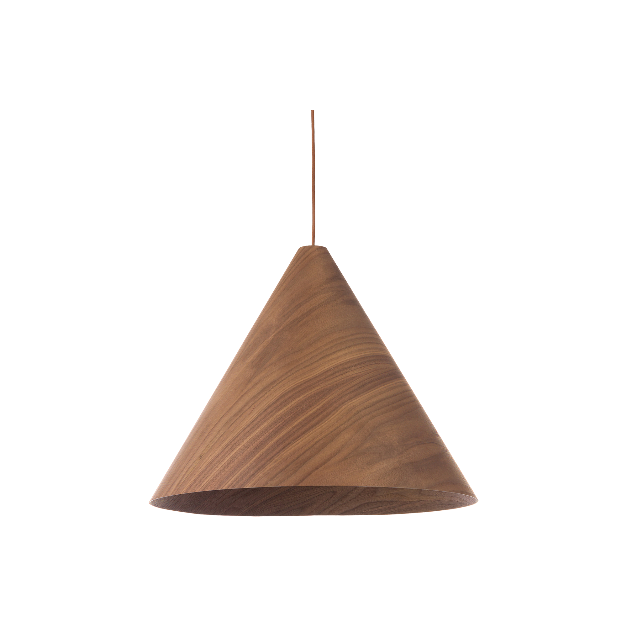 Hugo Pendant Light Small, Medium, Large in Natural or Walnut