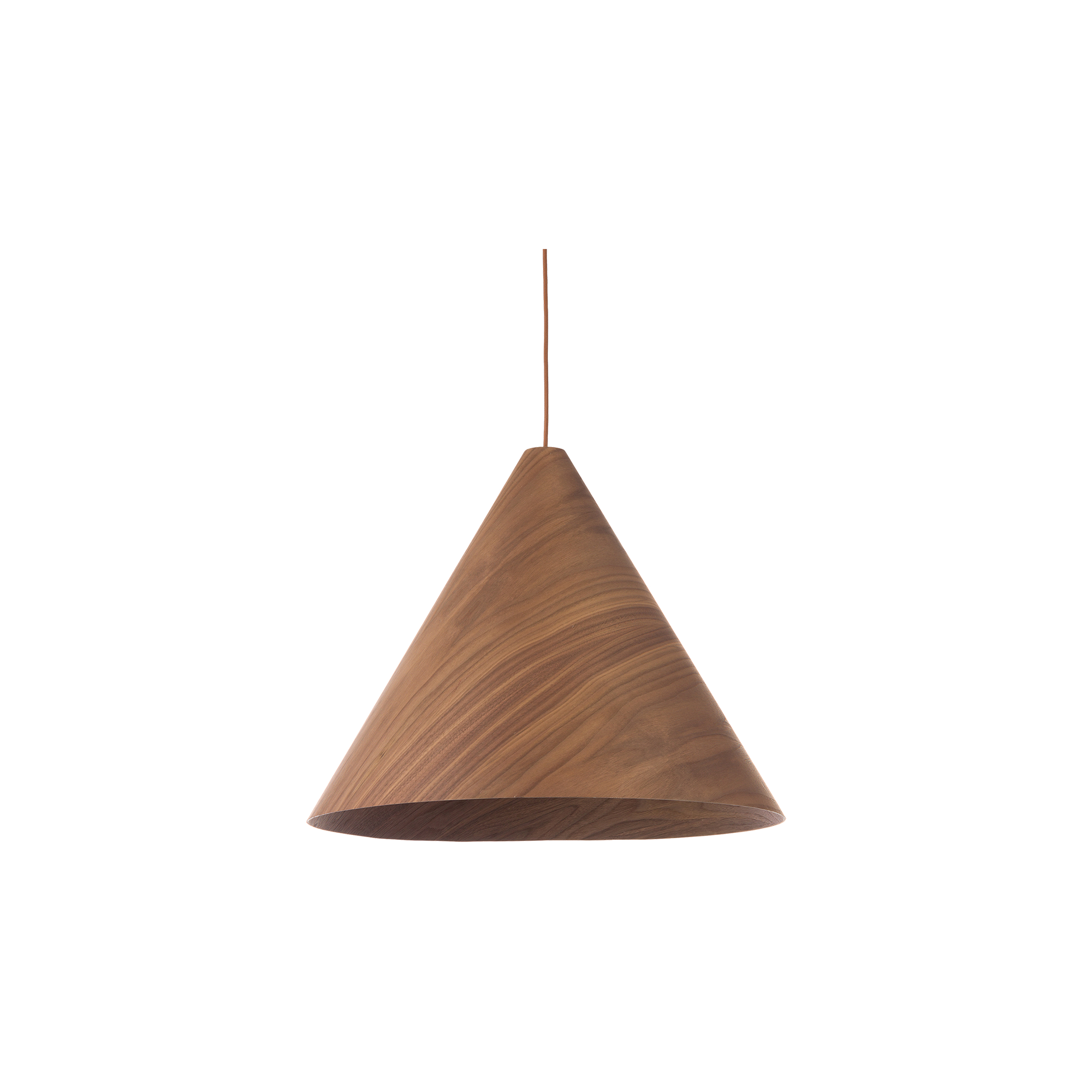 Hugo Pendant Light Small, Medium, Large in Natural or Walnut