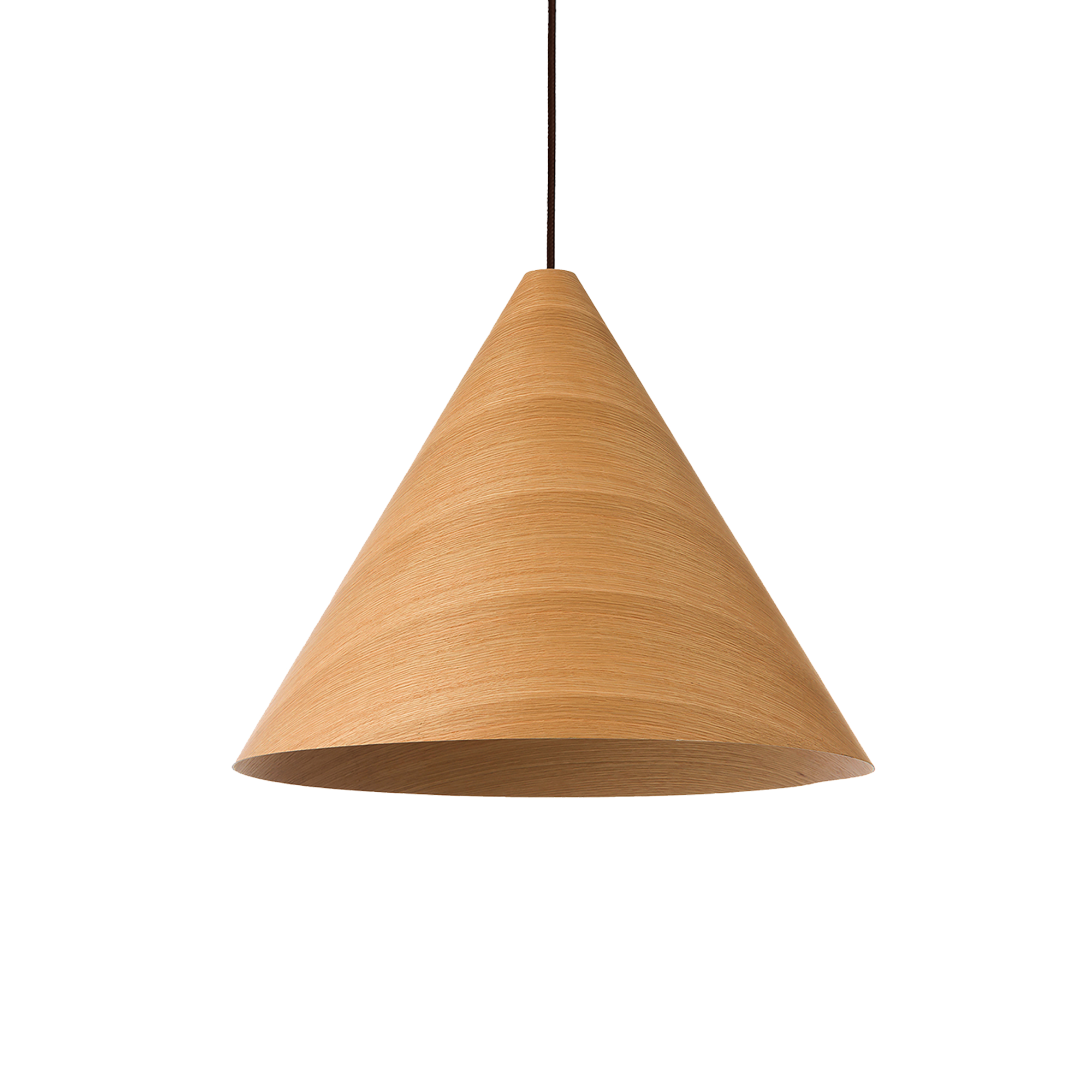 Hugo Pendant Light Small, Medium, Large in Natural or Walnut