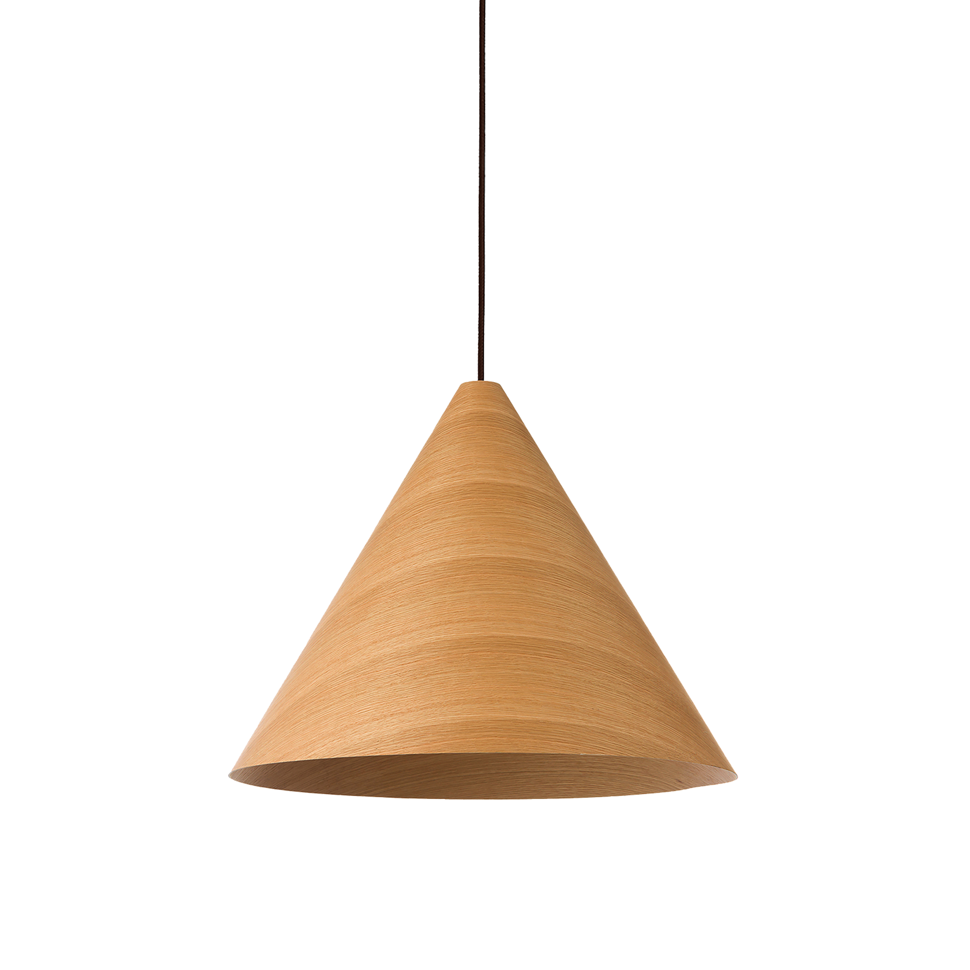 Hugo Pendant Light Small, Medium, Large in Natural or Walnut