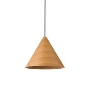 Hugo Pendant Light Small, Medium, Large in Natural or Walnut