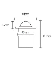 MR16 Recessed Inground Up Lights (Small Faceplate with Eyelid) IP67 (Cut out: Ø73mm)