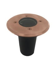 MR16 Inground Up Light IP67 (Round / Solid Copper Faceplate)