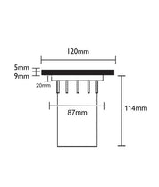 MR16 Inground Up Light IP67 (Round / Solid Copper Faceplate)