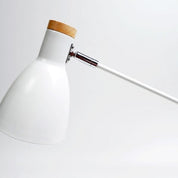 Scandinavian Adjustable Floor Lamp in White