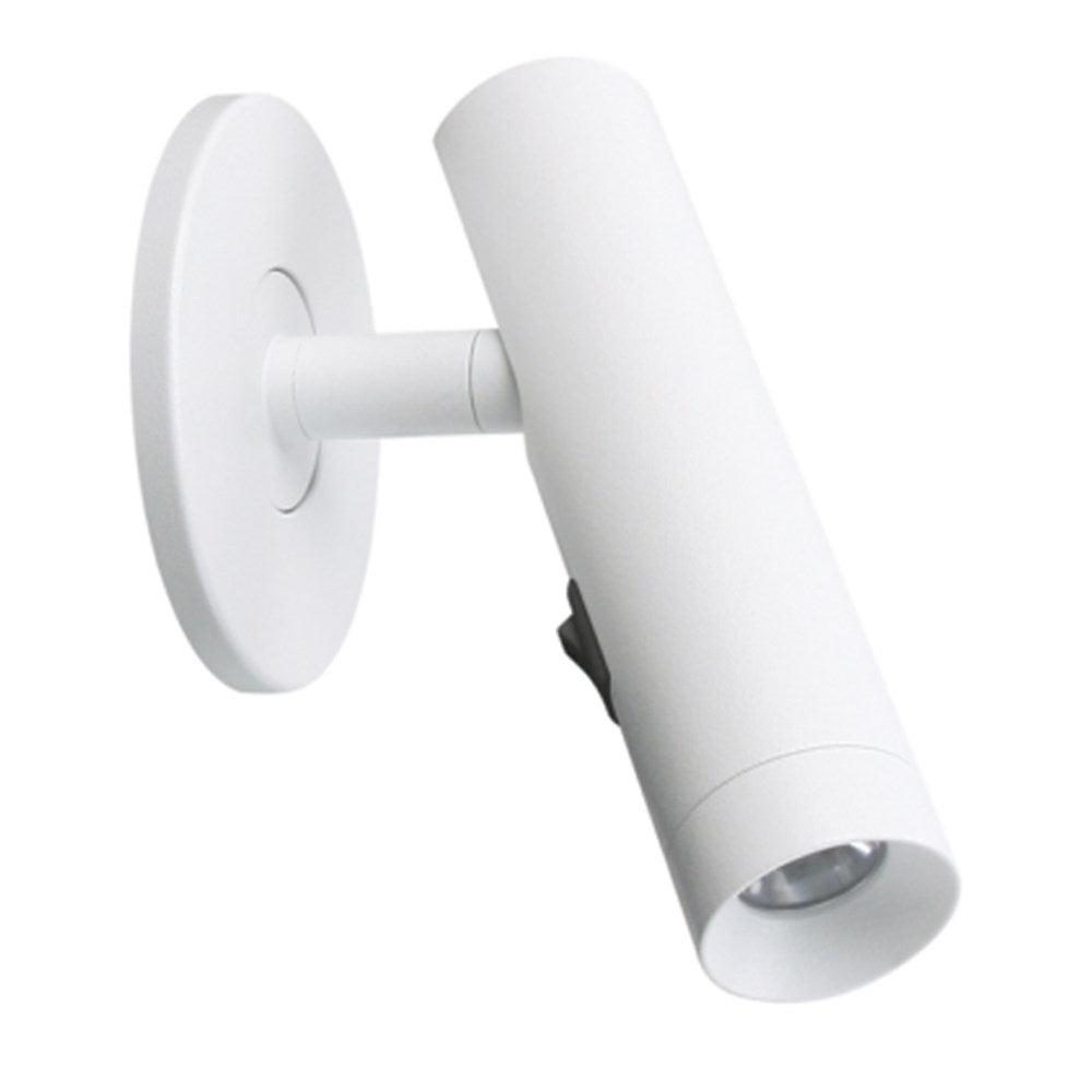 Indoor LED Bedside Wall Light with Switch 3w White
