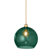 Rowan Pendant Light W280mm Glass Matt Gold