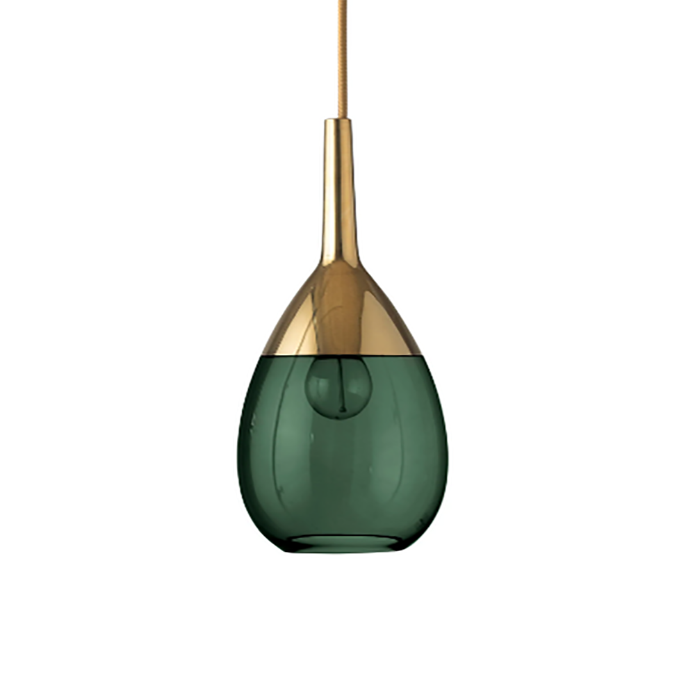Lute Pendant Light W140mm Glass