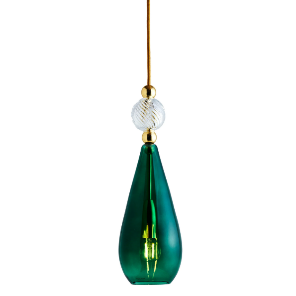 Smykke Pendant Light W125mm Glass Swirl Ball
