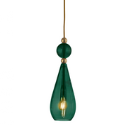Smykke Pendant Light W125mm Glass Shiny Gold