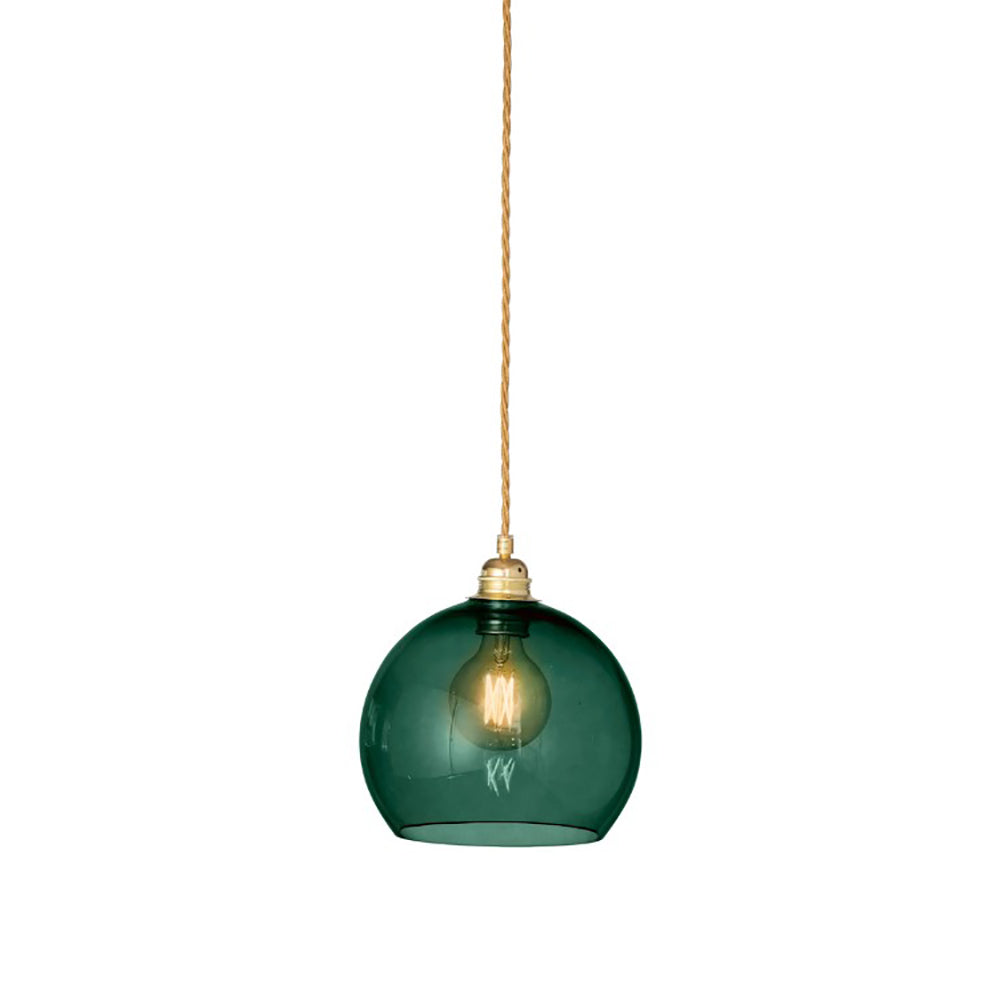 Rowan Pendant Light W220mm Glass Matt Gold