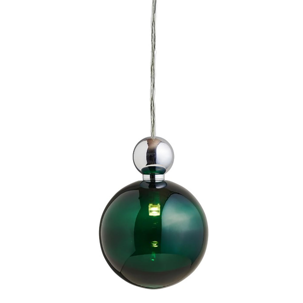 Uva Mini Pendant Light 12V W100mm Shiny Silver