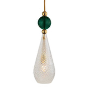 Smykke Pendant Light W180mm Check Clear Glass
