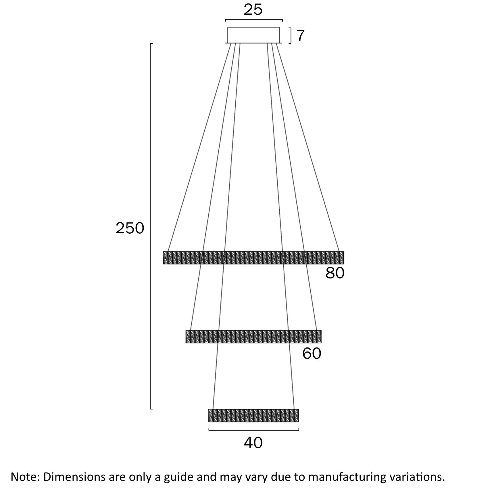 JURA 3 TIER PENDANT Series