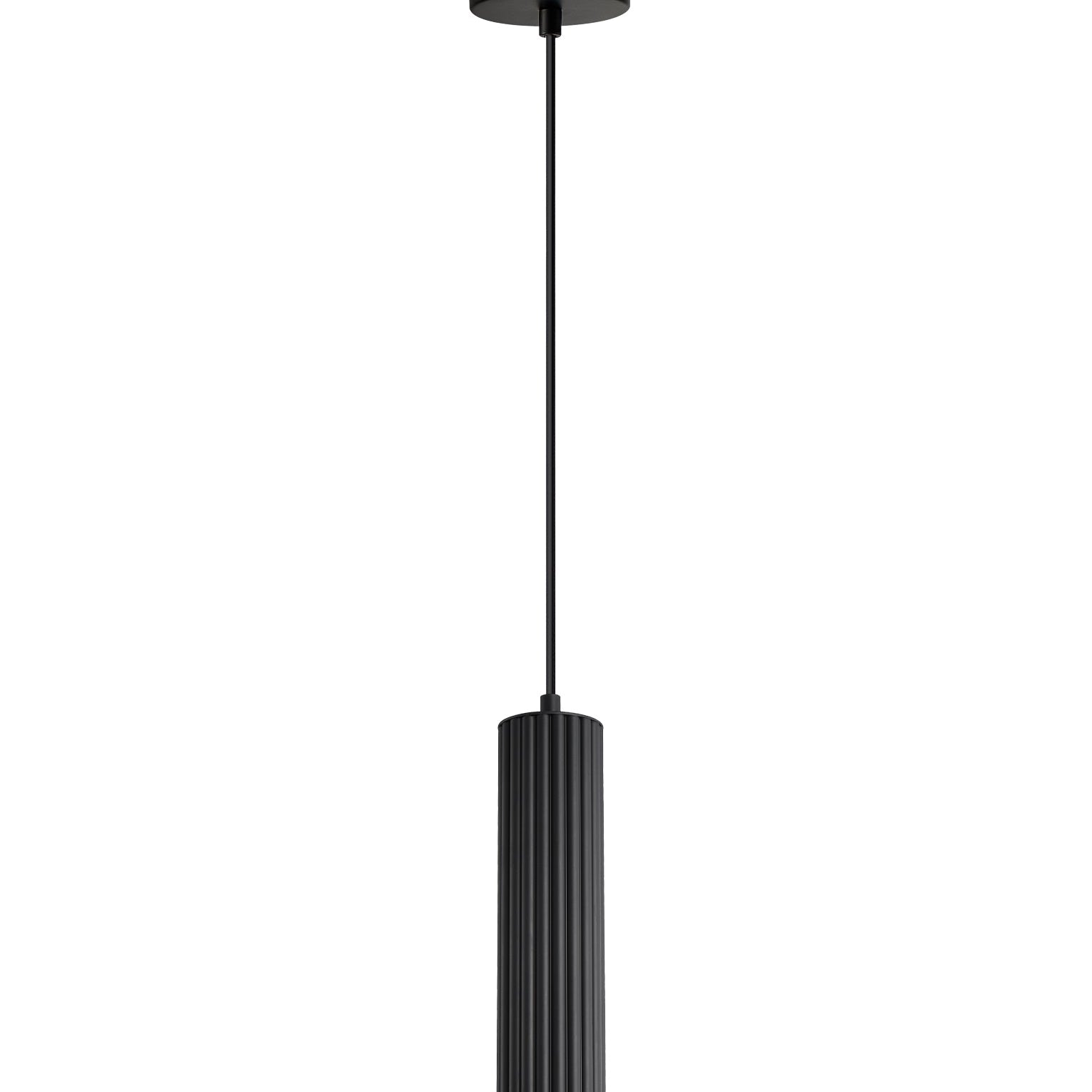 KOLONNE: Interior GU10 Ribbed Cylinder Pendant Lights