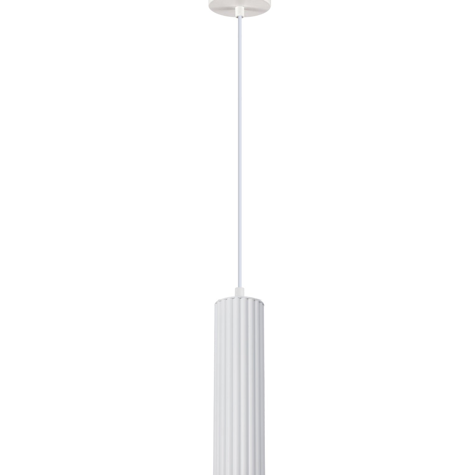 KOLONNE: Interior GU10 Ribbed Cylinder Pendant Lights
