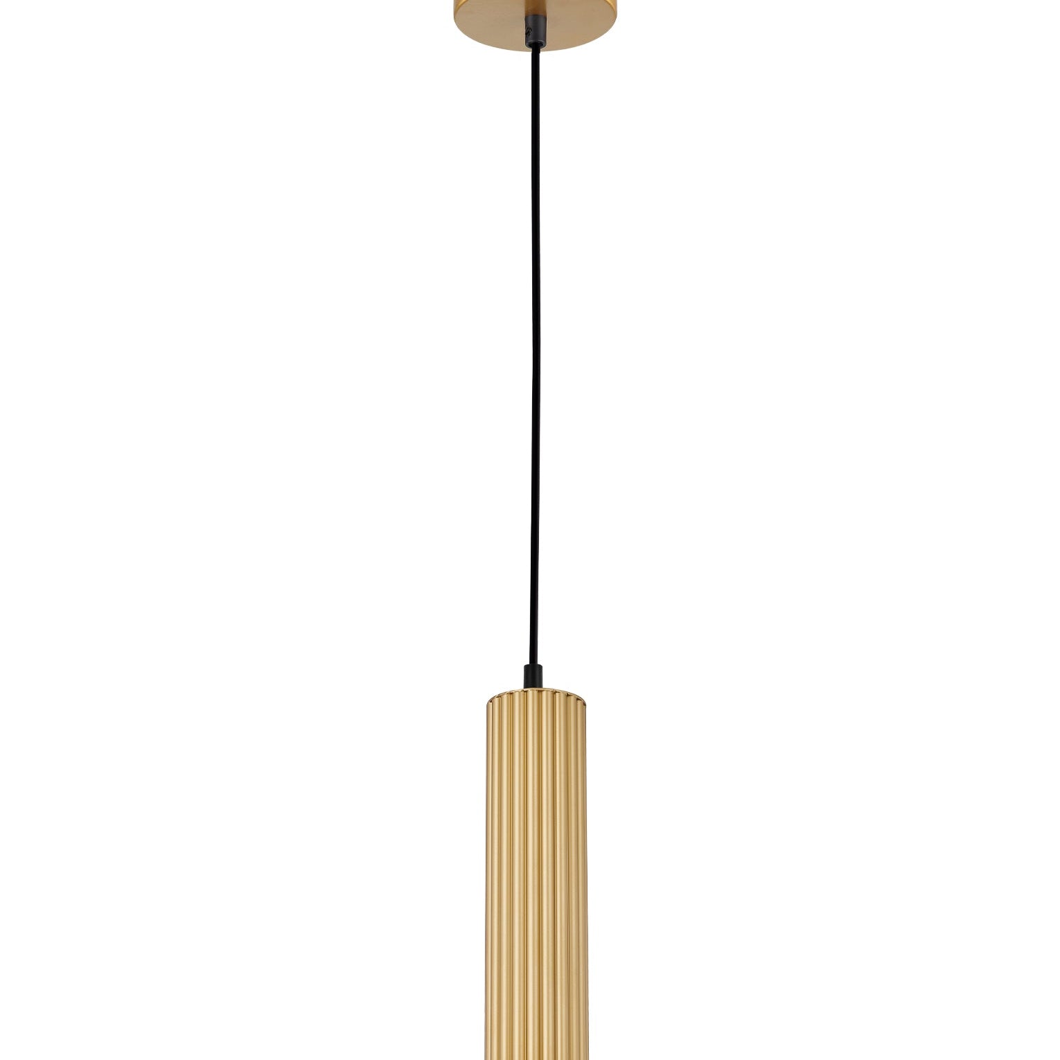 KOLONNE: Interior GU10 Ribbed Cylinder Pendant Lights
