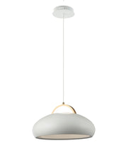 KUPOL: Interior LED Tri-CCT Dome with Brass Highlight Pendant Lights