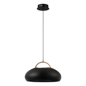 KUPOL: Interior LED Tri-CCT Dome with Brass Highlight Pendant Lights