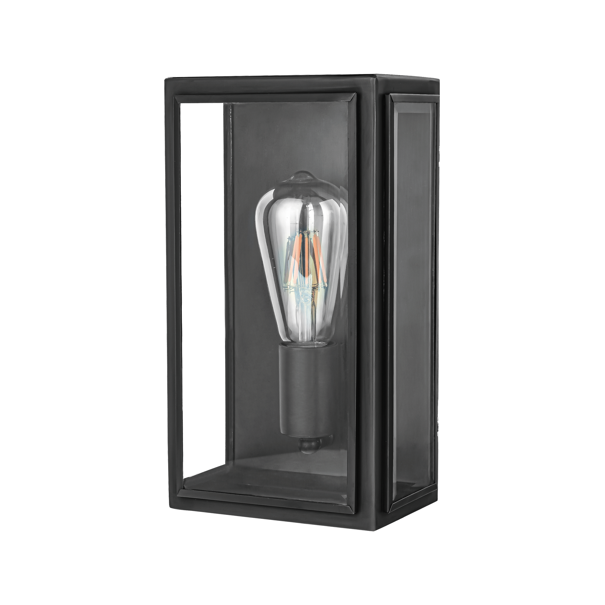 Kent Outdoor Wall Light 1 or 2 Light in Black or Bronze