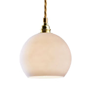 Rowan Small Pendant Light Marshmallow & Matt Gold