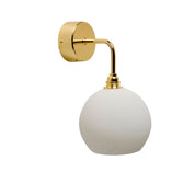 Rowan Small Wall Light Marshmallow & Shiny Gold