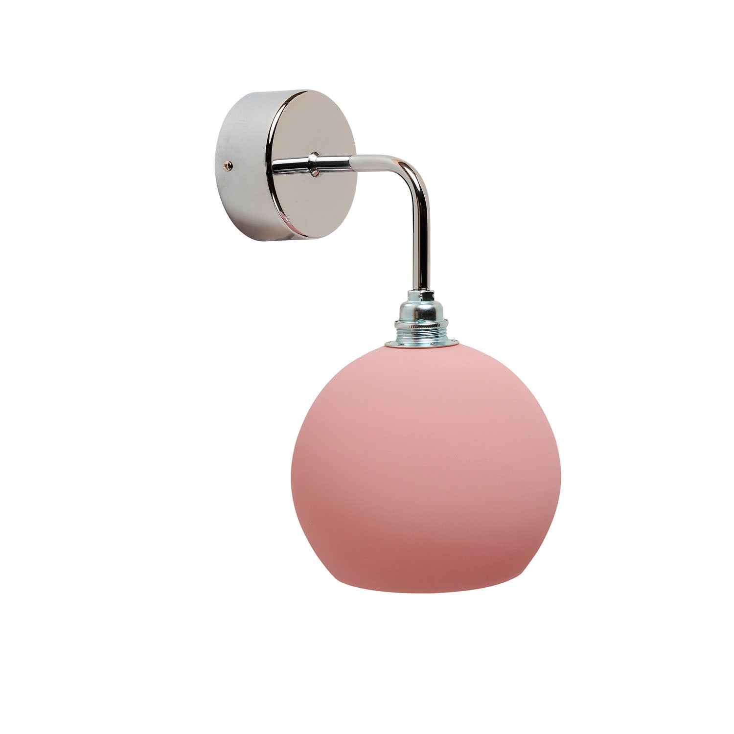 Rowan Small Wall Light Candy & Shiny Silver