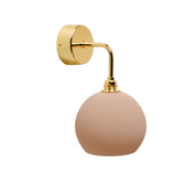Rowan Small Wall Light Latte & Shiny Gold