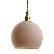 Rowan Small Pendant Light Latte & Matt Gold