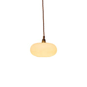 Horizon Small Pendant Light Marshmallow & Matt Gold