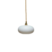 Horizon Small Pendant Light Marshmallow & Matt Gold