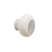 Horizon Small Bathroom Vanity Light Marshmallow & Shiny Silver