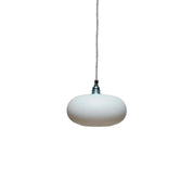 Horizon Small Pendant Light Marshmallow & Matt Silver