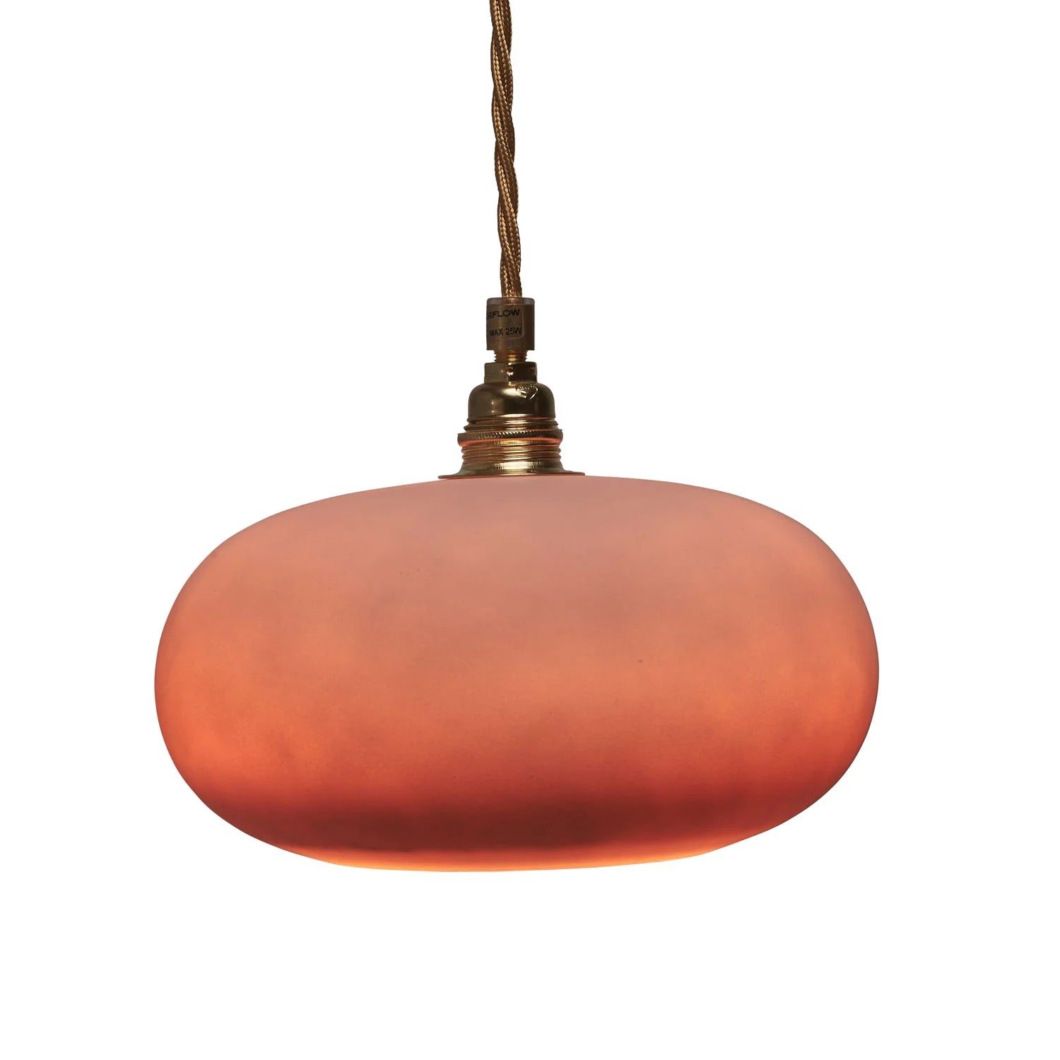 Horizon Small Pendant Light Latte & Matt Gold