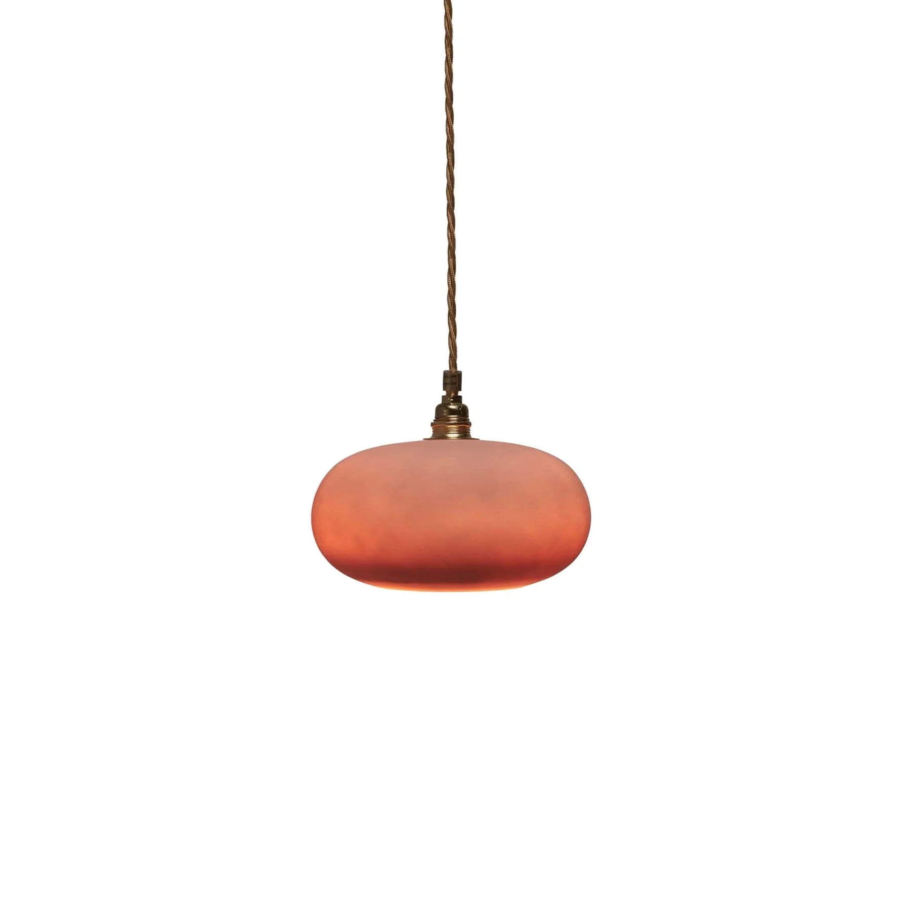 Horizon Small Pendant Light Latte & Matt Gold