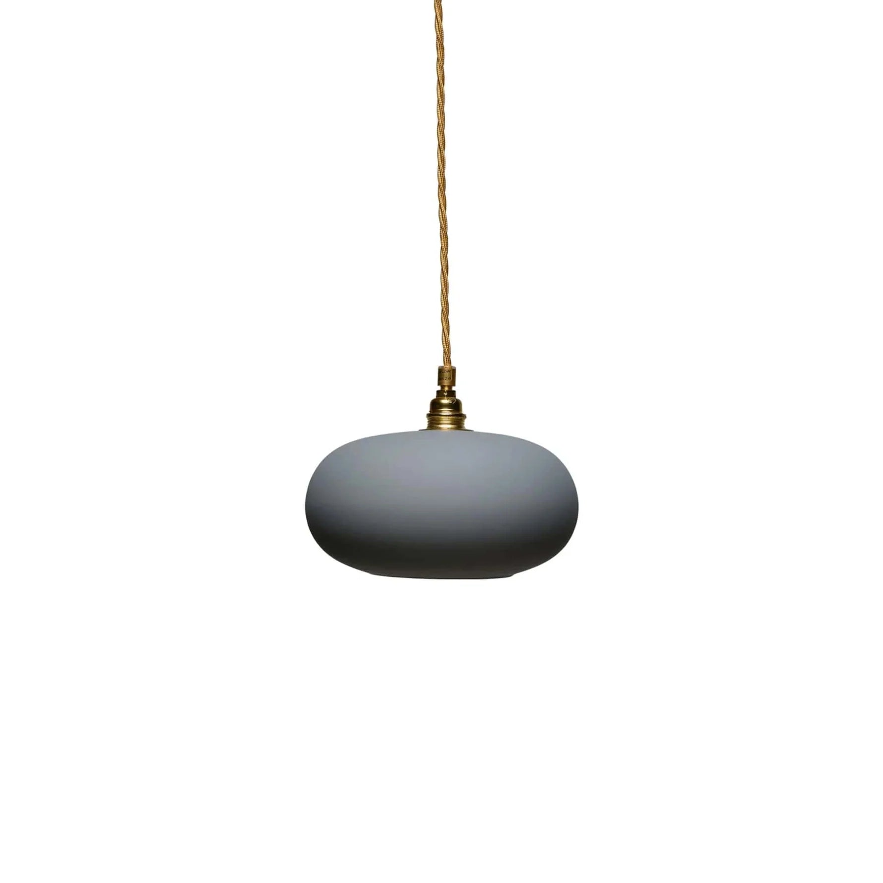 Horizon Small Pendant Light Earl Grey & Matt Gold