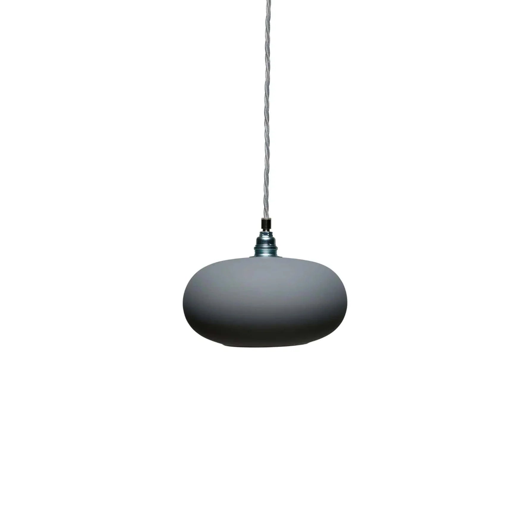 Horizon Small Pendant Light Earl Grey & Matt Silver