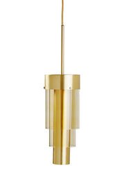 A-spire Pendant Light Golden Smoke & Brushed Brass