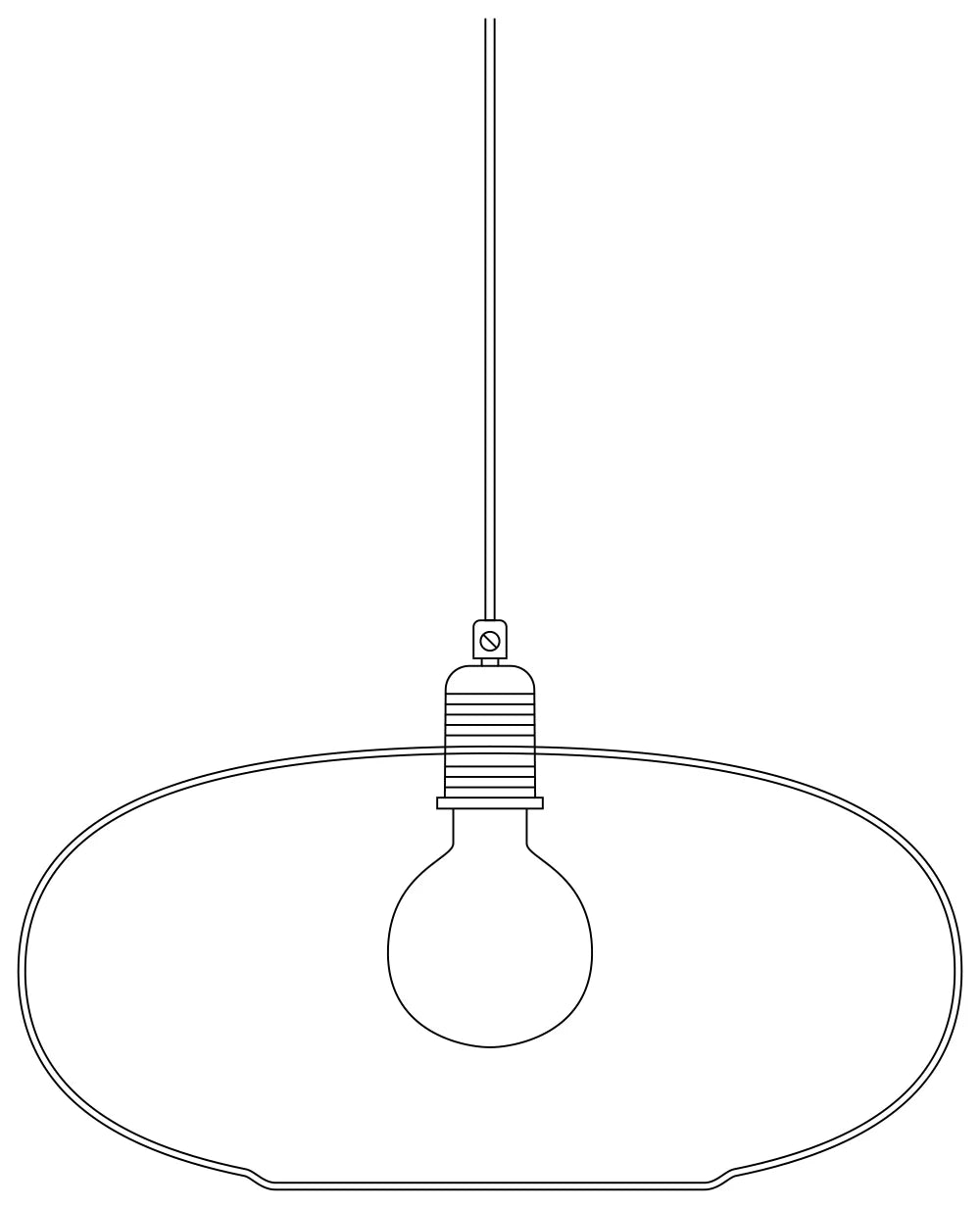 A-spire Pendant Light Smokey Grey & Brushed Brass