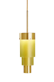 A-spire Pendant Light Sanded Olive & Brushed Brass