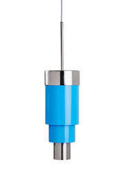 A-spire Pendant Light Opal Blue & Brushed Silver