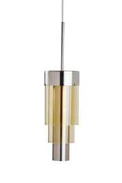 A-spire Pendant Light Golden Smoke & Brushed Silver