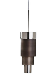 A-spire Pendant Light Sanded Smokey Grey & Brushed Silver