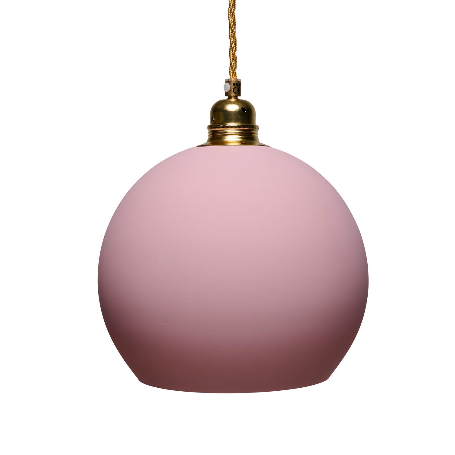 Rowan Medium Pendant Light Candy & Matt Gold