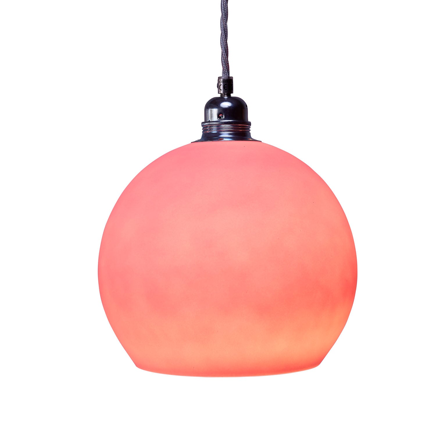 Rowan Medium Pendant Light Candy & Matt Silver