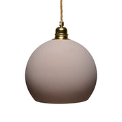 Rowan Medium Pendant Light Latte & Matt Gold