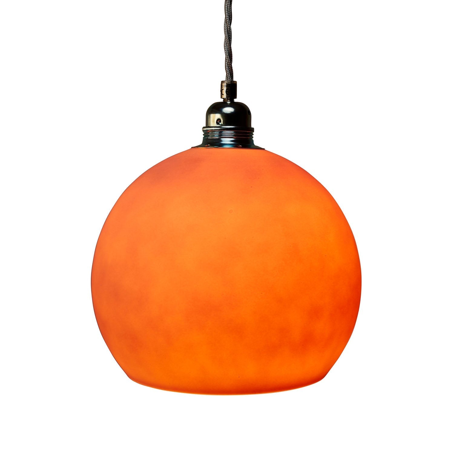 Rowan Medium Pendant Light Latte & Matt Silver