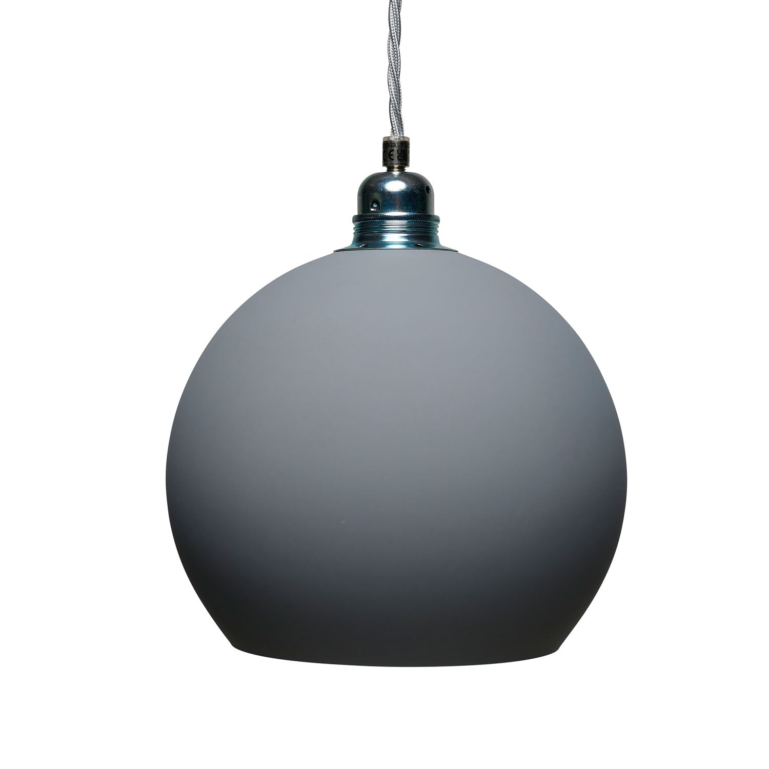 Rowan Medium Pendant Light Earl Grey & Matt Gold