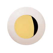 Horizon Medium Bathroom Vanity Light Marshmallow & Shiny Gold